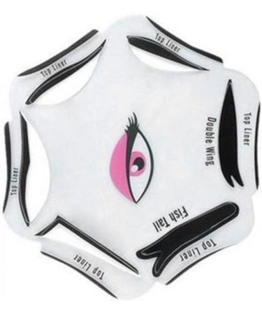 Eyeliner Guide Tool Eyeliner Stencil 6 in 1 Eyeline Guide Template Cat Liner Makeup Tool for Eyes - Buy Online on GoSupps.com