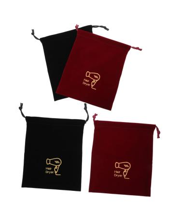 FOMIYES 4pcs Storage Bag Travel Blow Dryer Drawstring Hairdryer Bag Hair Dryer Carrier Bags Dedicated