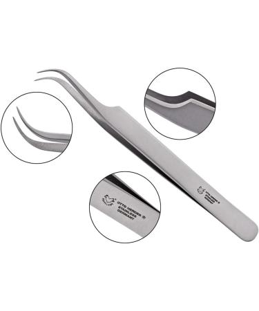 Otto Herder Teck Zucket - Premium Curved Stainless Steel Tweezers for Ticks & Splinters in Dogs & Cats | 11.5 cm | International Shipping Available - Buy Online on GoSupps.com