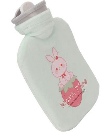 Buy Green Rabbit Rubber Hot Water Bottle - Soft Cover Leak-Proof Hot Cold Compress for Pain Relief | International Shipping Available - Buy Online on GoSupps.com