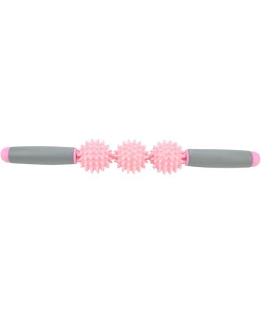 EVTSCAN Muscle Roller Stick Yoga Stick for Back Arms Shoulder & Legs Cellulite Spike Ball (Pink & Green) | International Shipping Available - Buy Online on GoSupps.com
