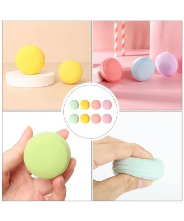 Beaupretty 8Pcs Macaron Makeup Puffs - Versatile Wet & Dry Face & Body Sponges for Foundation Cream & Concealer - Buy Online on GoSupps.com