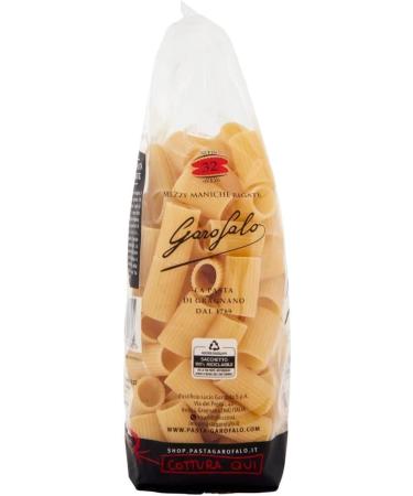  Italian Gourmet E.R. Garofalo Mezze maniche rigate N. 32 Pack of 10 Neapolitan durum wheat semolina packets with 500g of IGP pasta + 400g Italian Gourmet polpa - Buy Online on GoSupps.com
