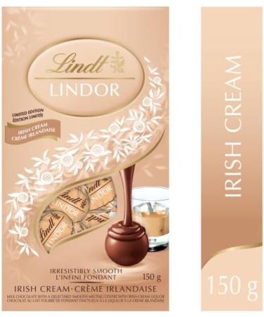 Lindt LINDOR Irish Cream Truffles 150 Gram Bag Limited Edition Christmas Chocolate - Buy Online on GoSupps.com