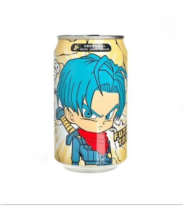 Ocean Bomb Dragon Ball Z Future Trunks. Limited Edition. Soft Drink. Carbonated. Energy Drink Collectible. Anime. Refreshing. White Grapes Flavor. - 11.15 Oz (pack of 2)