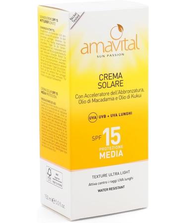  Oficine Cleman Amavital Sun Passion Medium Sunscreen SPF 15 - Buy Online on GoSupps.com