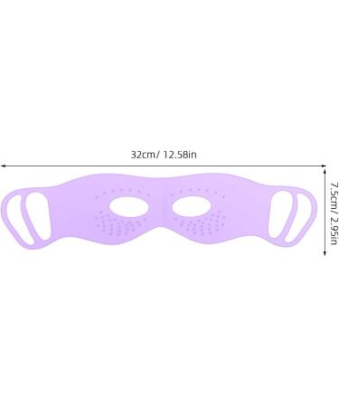 TOVINANNA Silicone Eye Mask Ear-Hanging Eye Mask Double Sided Reusable Eye Patch Cooling Eye Cover for Women Sleeping Eye Care Violet - Buy Online on GoSupps.com