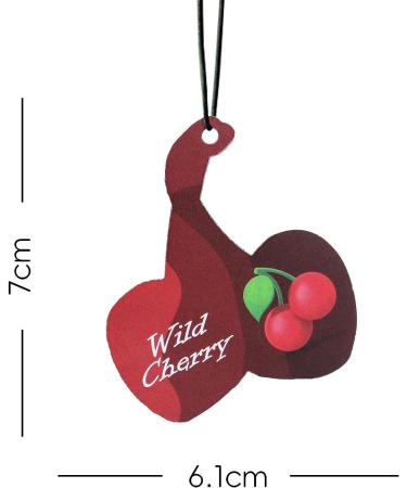 12Pcs Natural Cherry Scented Car Air Fresheners - Long Lasting Smell for Men & Women | Vent Clips Bulk Pack - Automotive Car Freshener Perfume - Buy Online on GoSupps.com