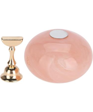 Nail Enhancement Display Exercise Stand Magnetic Nail Clip Exercise Display Stand Acrylic Crystal Clip Alloy False Nail Tip Salon DIY Nail Enhancement Tool(pink) - Buy Online on GoSupps.com