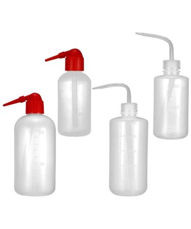 Exceart dry washing bottle 4 pieces of watering can accessories for hair care in the salon dry cleaning bottle empty shampoo bottle hair cleaning bottle washing bottle elbow