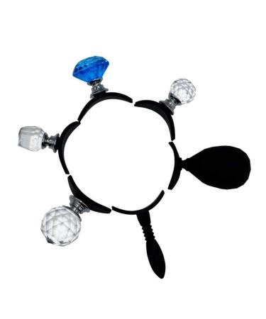 FOMIYES 1pc Silica Eye Tool Portable Silicone Shadow Stamp Eyeshadow Black Makeup Lazy Practical 7*5cm As Shown