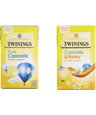 Herbal Tea Selection Box - 100 Tea Bags, 5 Flavors - Lemon & Ginger, Strawberry & Raspberry, Fennel, Pure Chamomile, Chamomile & Honey - Gift Box Fruit Tea Collection - Buy Online on GoSupps.com