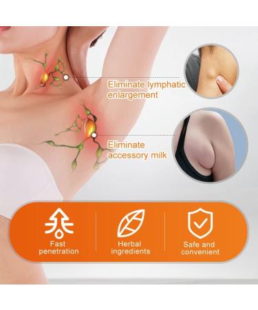Lymph Node Detox Cream & Ointment Set - Lymphatic Drainage Relief | Pain Relief for Neck & Armpit - 3 Pieces - Buy Online on GoSupps.com