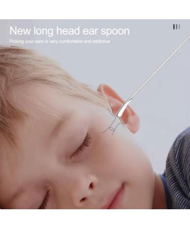 9pcs Stainless Steel Ear Picks with Carrying Case - Earwax Removal Kit for Adults & Kids - Reusable and Smooth - Perfect for Travel and Home Use (Silver) - Buy Online on GoSupps.com