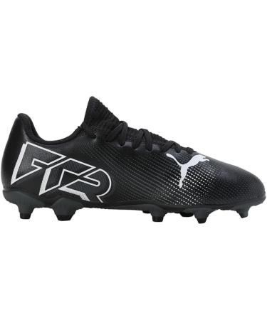 PUMA Unisex Kids Future 7 Play FG/AG Jr Soccer Shoe - Black/White - Size 31 EU | International Shipping Available - Buy Online on GoSupps.com
