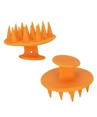 2pcs Scalp Massager Men Women Wet Dry Shampoo Brush Dandruff Removal for Hair