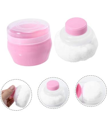 VICASKY Lot de 2 houppes lisses en peluche pour b b - Pompon poudre pour b b - Pour de - R cipient vide pour le corps - moelleux - Poudre - Conteneur PP - Buy Online on GoSupps.com