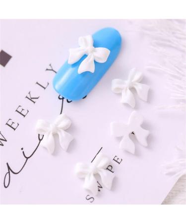 3D Charm 50Pcs Resin Nail Jewelry Ornaments Nail Art Bowknots Manicure Accessories Mini Bow Nail Jewelry Nail Art Decorations Nail Bow Ties(brown) - Buy Online on GoSupps.com