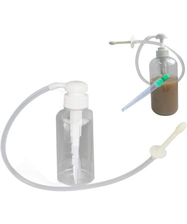 Vagina Shower Set - 300ml Reusable Silicone Cleaning System with 2 Nozzle Tips for Women - Buy Online on GoSupps.com