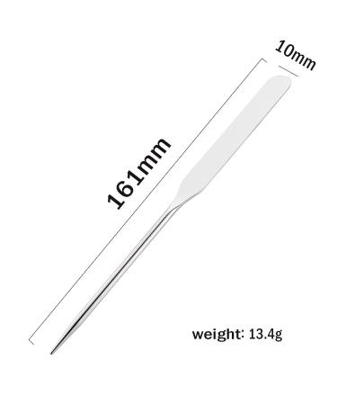 Korean Stainless Steel Makeup Spatula Set - Professional Picasso Spatula for Foundation Mixing - Includes Palette and Leather Cover - Buy Online on GoSupps.com