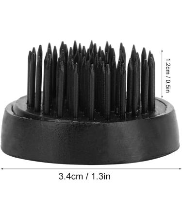 Kenzan Ikebana Flower Frog with Rubber Gasket - Round Black (34MM) - Buy Online on GoSupps.com