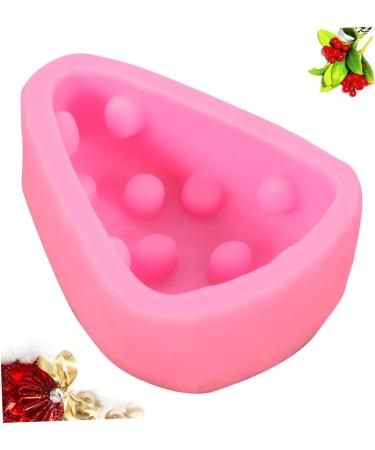 MAGICLULU Soap Mold Triangle Mold Sushi Mold Maker Capacillos para Cupcake Silicone Baking Molds Silicone Cheese Mold Cookie Mold Silicone Candy Mold Cakes Chocolate France 3D Pink - Buy Online on GoSupps.com