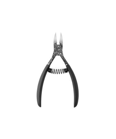 CHJHJKG Nail Clippers (Beauty) Black Toenail Ingrown Nail Art Cuticle Nipper Clipper Edge Cutter Manicure Scissor Plier Tool Pedicure Dead Skin Remover(B)