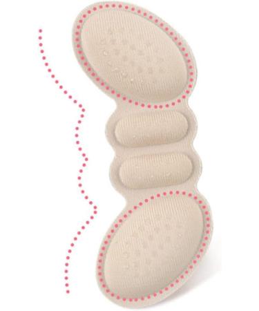 FRCOLOR High Heel Shoe Grips - 3 Set Self-Adhesive Inserts for Women | Comfortable Insoles & Pads for Loose Heels & Boots - 9.5x5cm - Buy Online on GoSupps.com