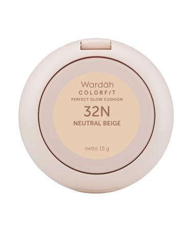 Buy Wardah Colorfit Perfect Glow Cushion 32N Neutral Beige - 12g | International Shipping Available - Buy Online on GoSupps.com