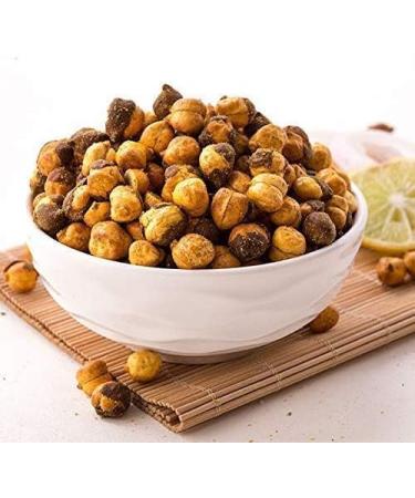 Saras Lime Pudina Chana - 200g (Pack of 5) | Authentic Indian Savory Snack | Crispy and Flavorful | Ideal for Snacking On-The-Go - Buy Online on GoSupps.com