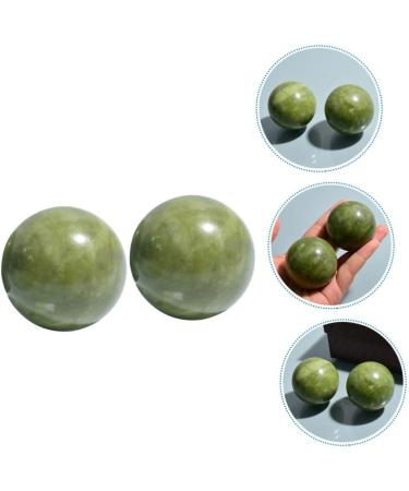 Buy Lurrose 2-Piece Massage Ball Set | Baoding Balls for Meditation & Hand Exercise | Green Jade Workout Tools - International Shipping Available - Buy Online on GoSupps.com