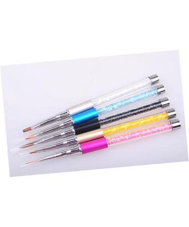 VINTORKY Nail Art Dotting Pen Nail Painting Pens Nail Art Brush Manicure Nail Art Polish Pens Nail Marker Pen Nail Liner Pens Nail Crystal Pen Nail Dotting Pen Drawing Pen Gradient medium Silver - Buy Online on GoSupps.com