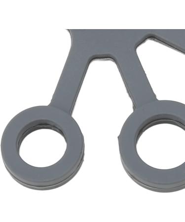 Finger Exerciser Reduce Stiffness Washable Hand Grip Strengthener Soft Portable Silicone Flexible Skin Friendly for Weak Hands Dark Grey - Buy Online on GoSupps.com