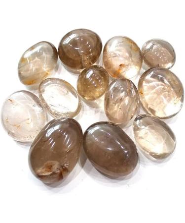 1 Kg Natural Smoky Quartz Crystal Palm Stone for Home Decoration - Buy Online on GoSupps.com