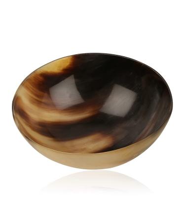 Handicrafts Home Genuine Ox Horn Shave Bowl 5 Inches - Handmade Lathering Shaving Soap Cup - Buy Online on GoSupps.com