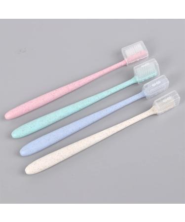 Shop Gleavi Vegan Organic Toothbrushes - 2 Boxes of 8 Soft Bristle Hanging Brushes for Travel & Teeth Care - Buy Online on GoSupps.com