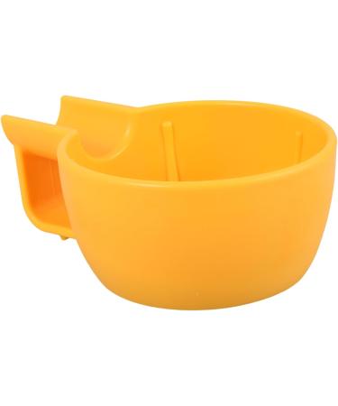 Frcolor 3-Piece Multi-Purpose Shaving Foam Bowl Set - Durable Plastic Storage Cups for Hairdressers - Yellow - 16x11.7x6 cm - Buy Online on GoSupps.com