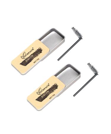 Beavorty Brow Shaping Soap Eyebrow Cream 2 Sets Safe Tasteless Lasting Colorless Eyebrow Setting Soap Eyebrow Styling Soap Brow Styling Cream