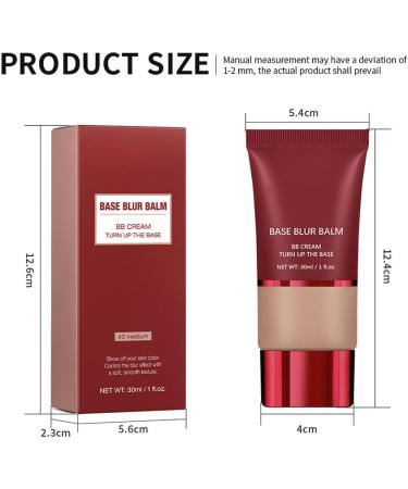 PCC PTYXIS Creams BB light concealer full coverage foundation makeup feminine face concealer moisturizing makeup base 3 30ml 3 30 ml 1er Pack - Buy Online on GoSupps.com