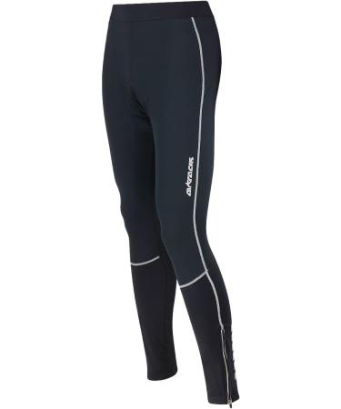 Buy Airtracks Long Windproof Bicycle Pants - 3D Coolmax Padded Breathable Water-Repellent Reflective - Black/Silver - International Shipping Available - Buy Online on GoSupps.com