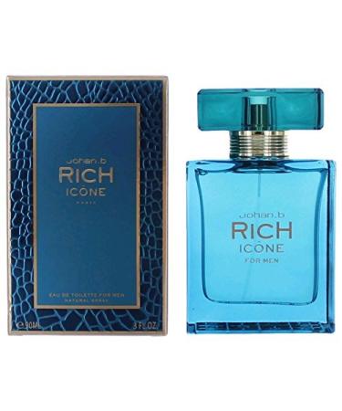 Rich Icone By Johan B Cologne for Men 3.0 Oz / 90 Ml Eau De Toilette Spray by Johan