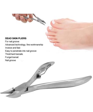 Stainless Steel Cuticle Nippers Thick Nail Trimmer for Paronychia Treatment - Buy Online on GoSupps.com