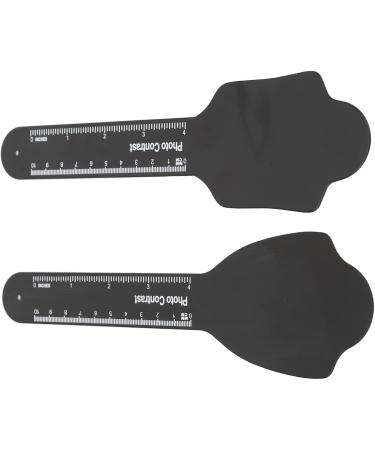 2Pcs Intraoral Photo Contraster Dental Background Board Orthodontic Photographic Contraste Long Handle Ral Photo Background Board with Scale - Buy Online on GoSupps.com