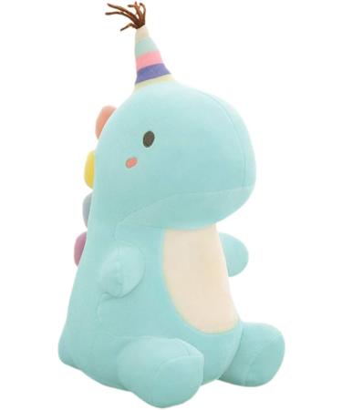 Cartoon Dinosaur Plush Doll: Cute Stuffed Animal Toy Pillow for Kids & Adults (Blue 15cm x 23cm) - Buy Online on GoSupps.com