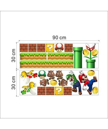 Super Mario Kids Room Wall Sticker - Fun and Colorful Bedroom Decor - Buy Online on GoSupps.com