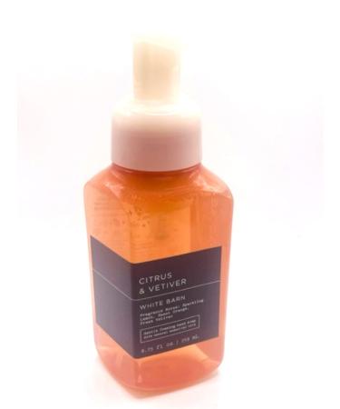 Citrus Vetiver Gentle Foaming Hand Soap 8.75 Ounce Pump Bottle Wash