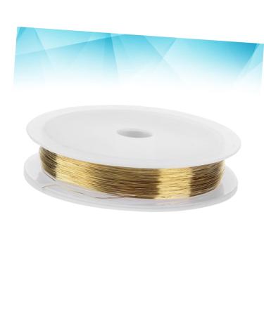 Healeved 3pcs Copper Wire Bead Stringing Wire Metal Material Metal Beading Wire Hand Decor Diy Jewelry Beading Wire for Jewelry Metal Bracelet Wire Flexible Beading Wire General Crafts Nail Goldenx3pcs mediumx3pcs - Buy Online on GoSupps.com