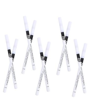 Ipetboom 24pcs Eyeliner Pencil Eyeshadow Makeup Accessories Beautiful Eyeliner Pen Tool Girl Wooden Pole