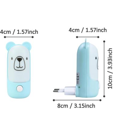 Buy Wetry Night Light Socket for Kids - Sleep Aid Wall Light for Babies Cute Bear & Mouse Design Ideal for Newborns - Buy Online on GoSupps.com