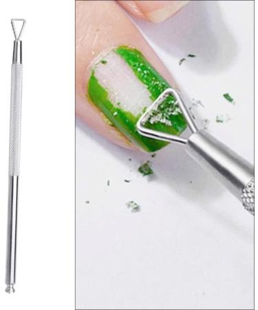 Gel Nail Polish Remover Toolnail Cuticle Pusher Double Head 12.5CM Manicure Tools for Fingernails Toenails - Buy Online on GoSupps.com